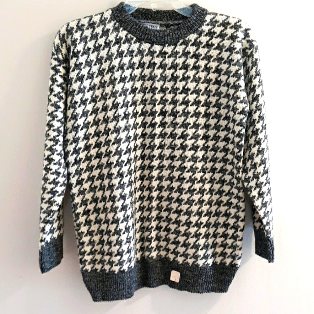 Vintage houndstooth sweater